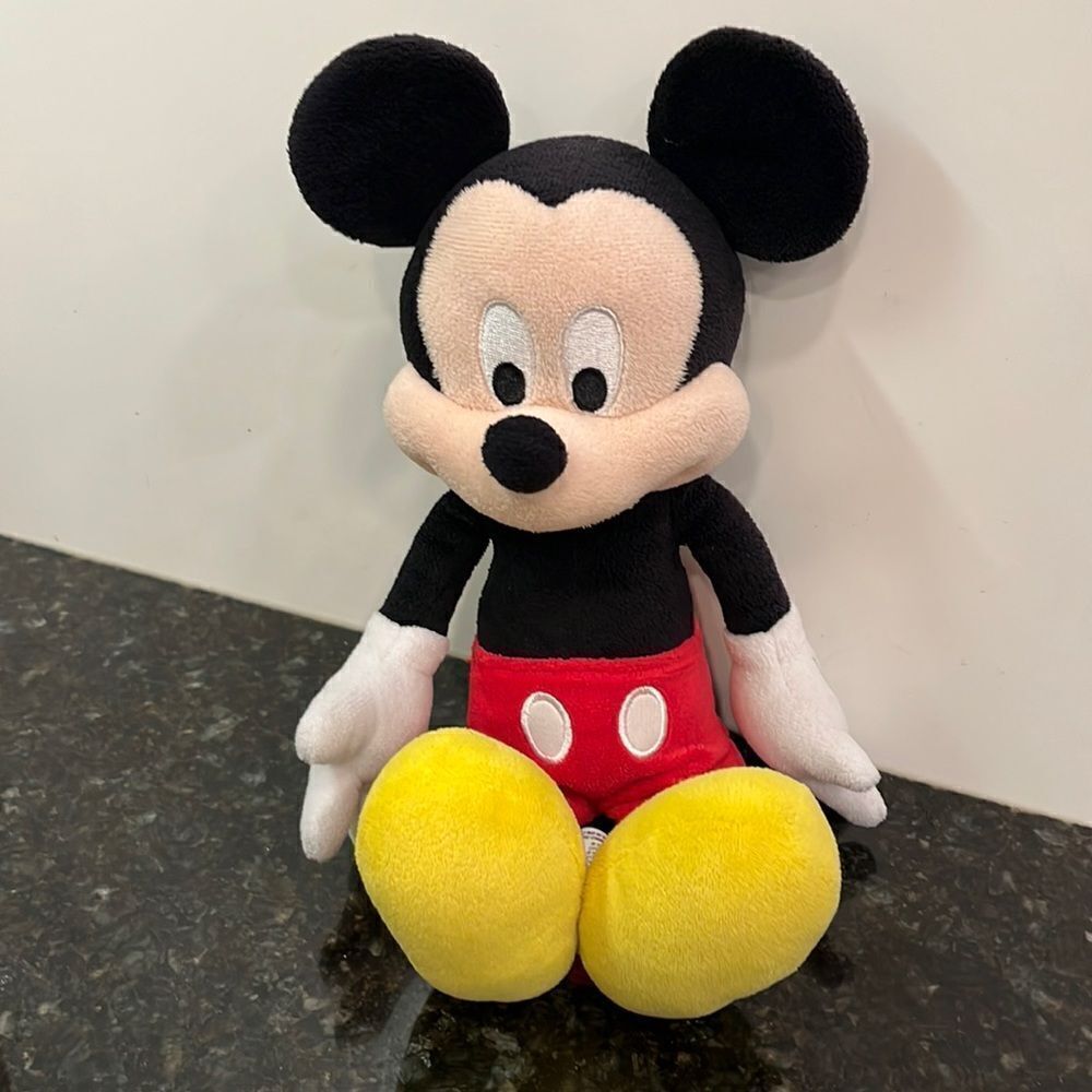 EUC, Mickey Mouse Stuffed Plush Toy Doll 13" Disney Parks Authentic Original